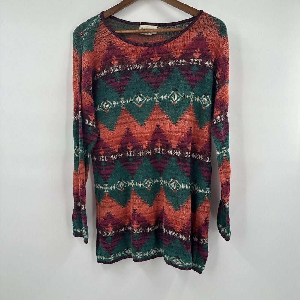 Ralph‎ Lauren Denim Supply Sweater Womens Medium Multicolor Aztec Southwestern